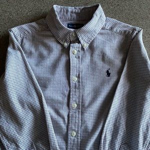 Ralph Lauren Polo Long Sleeved Flannel Button Down (Boys)